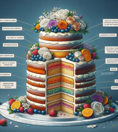 Torty weselne w stylu naked cake: Trendy i inspiracje